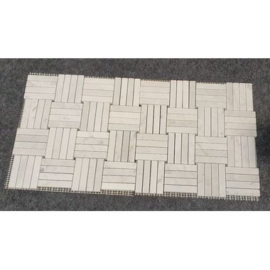 MOZAIKA BIANCO CARRARA CROSS  29,5 X 29,5 CM DOSTĘPNA NA ZAMÓWIENIE - 0