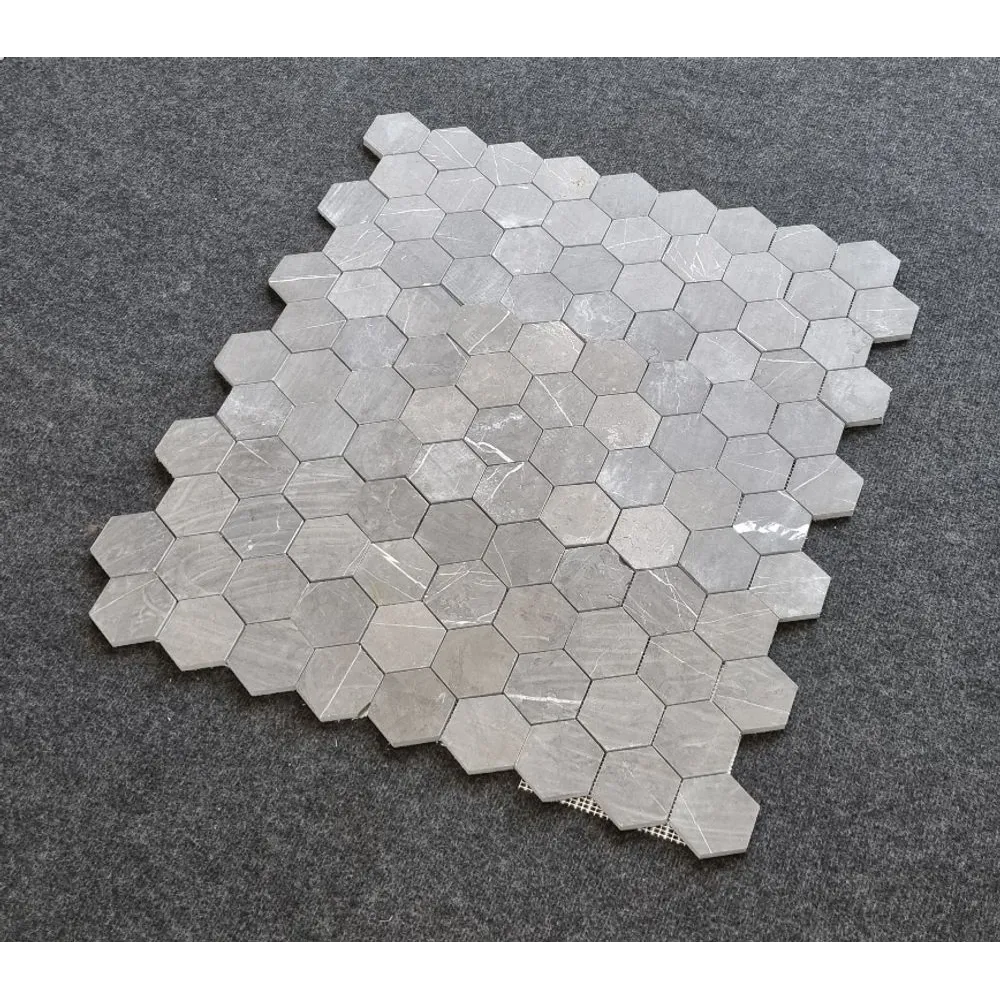 MOZAIKA PIETRA GRAY HEXAGON  MATOWA