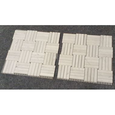 MOZAIKA BIANCO CARRARA CROSS  29,5 X 29,5 CM DOSTĘPNA NA ZAMÓWIENIE - 0